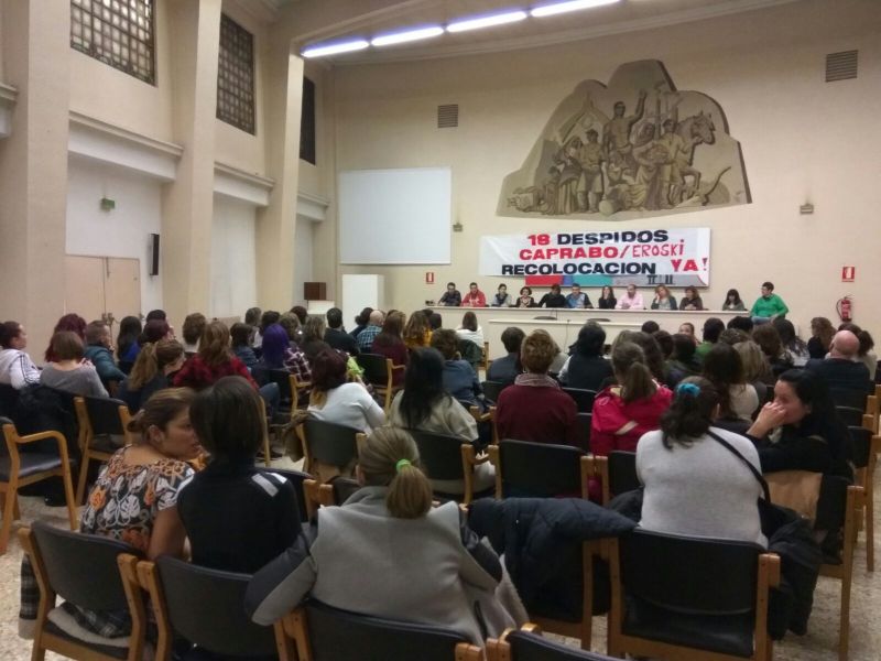 CCOO: Movilizaciones por los 18 despidos de Caprabo-Eroski con aviso de 3 días de huelga