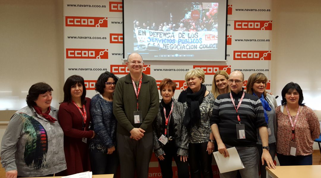 Carmen Pueyo reelegida secretaria general de la federación de sanidad de CCOO