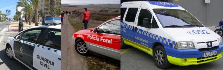 Guardia Civil, Policía Foral y Municipal realizarán 34 campañas de control de tráfico en 2017