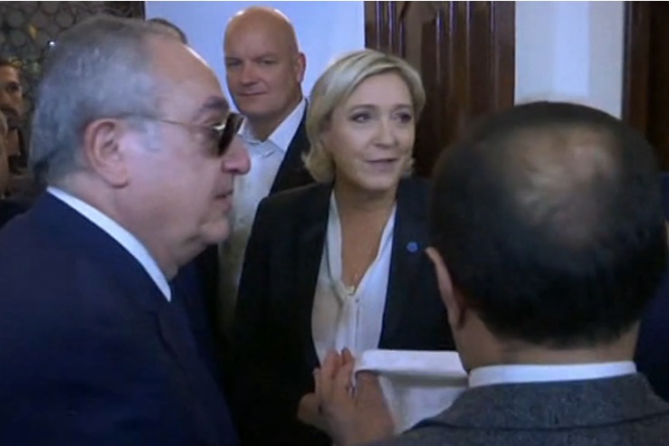 Optimismo en el cuartel general de Le Pen antes del resultado de las presidenciales
