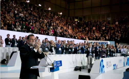 Rajoy es reelegido con el 95,65% en el 18 Congreso del PP