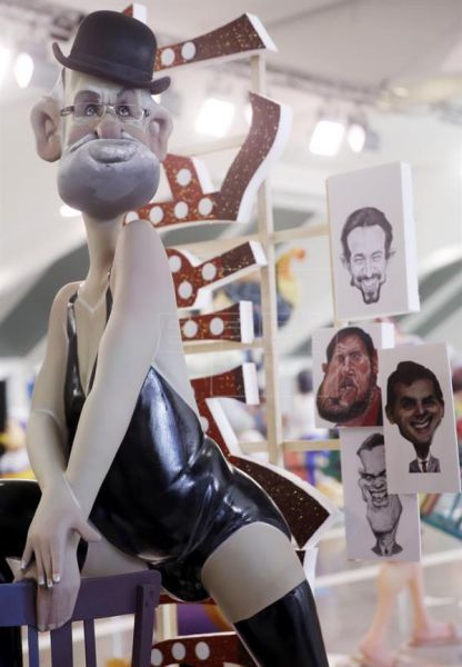 Rajoy, Trump e Isabel Pantoja intentarán salvarse del fuego de las Fallas