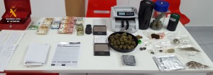 La Guardia Civil detiene a una persona por tráfico de Drogas