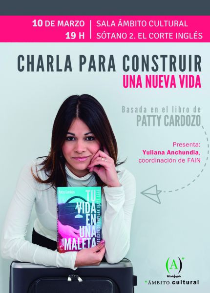 AGENDA: 10 de marzo, en El Corte Inglés de Pamplona, “Charla para construir una nueva vida”