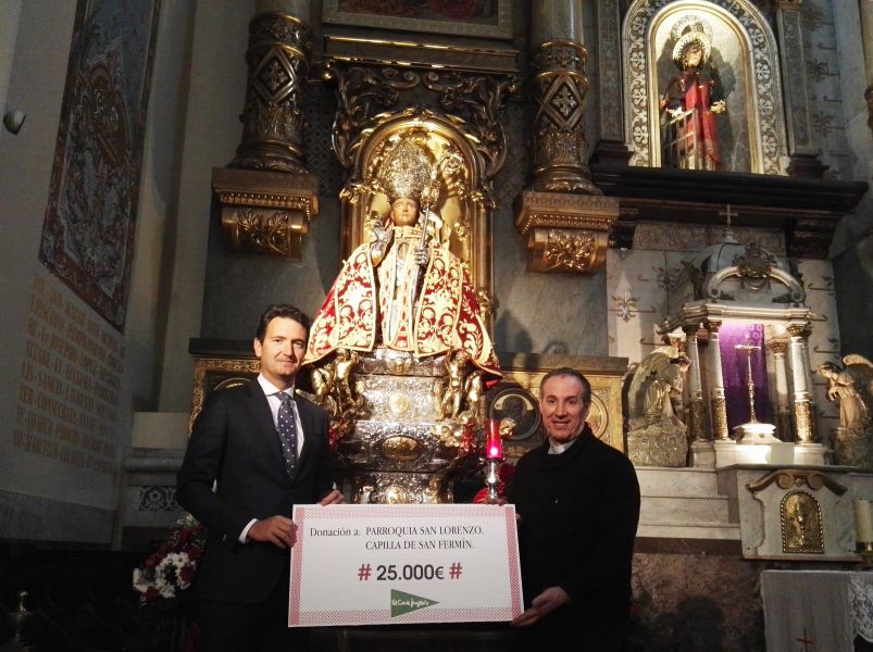 El Corte Inglés dona 25.000 euros a la parroquia San Lorenzo