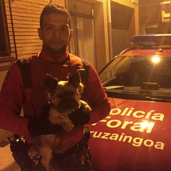 Detenida en Funes por robar un perro en Berantevilla (Álava)