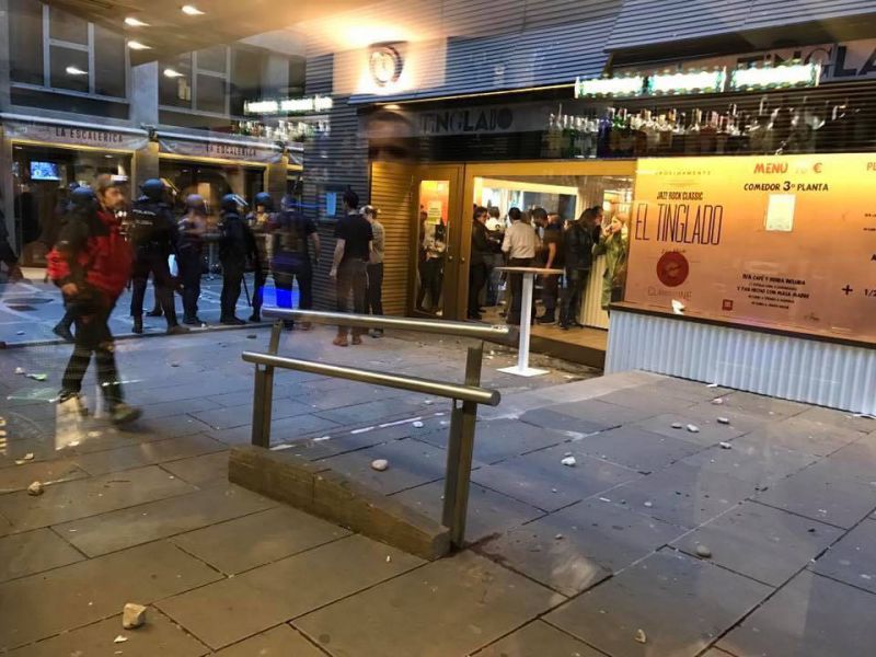 Geroa Bai rechaza los incidentes de la «kale Borroka» en Pamplona
