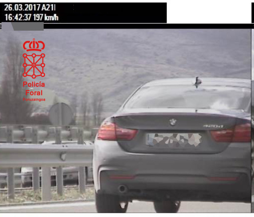 213 vehículos denunciados por superar la velocidad en la Autovía del Pirineo (A21)