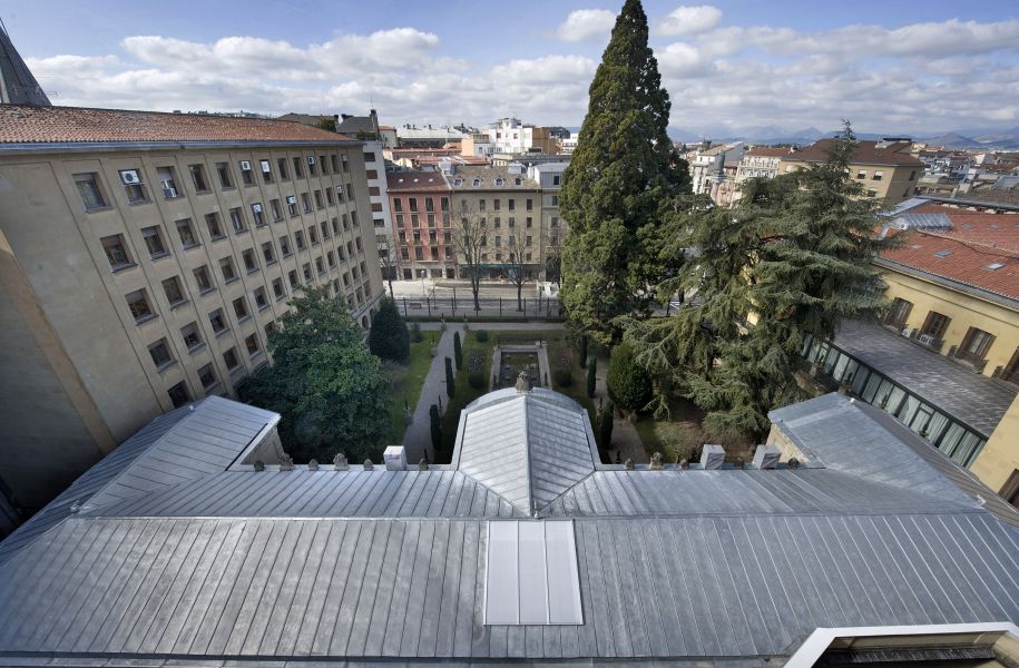 Renovada la cubierta del antiguo Archivo General de Navarra