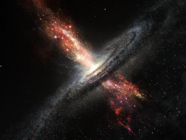 Las estrellas también nacen en los agujeros negros supermasivos