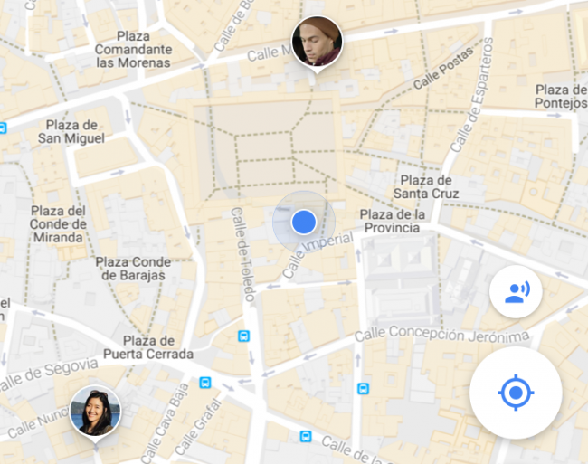 Google Maps permitirá a sus usuarios compartir su ubicación en tiempo real
