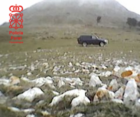 La Policía Foral denuncia a dos cazadores en el coto de Ollo