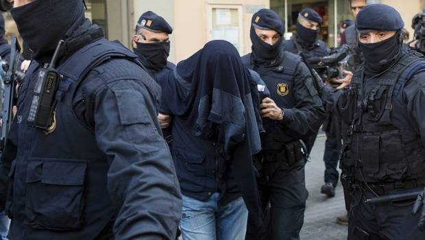 Vinculan a cuatro de los detenidos en Barcelona  con los atentados de Bruselas