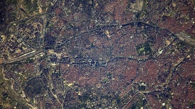 La ESA fotografía las cuatro mayores ciudades de España desde el espacio