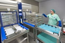El Hospital de Tudela centraliza los procesos de esterilización de todos los centros de salud de la Ribera