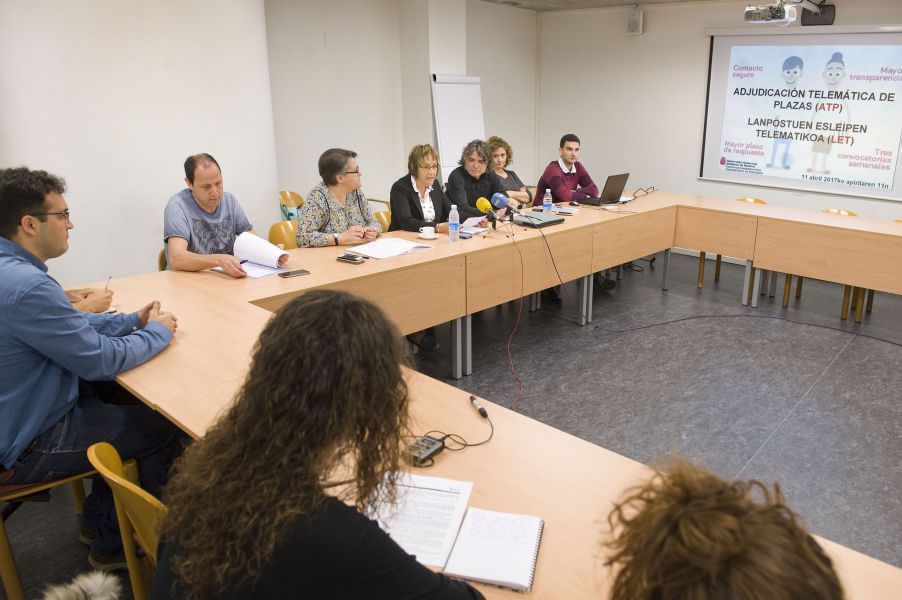 Presentado el nuevo proceso de contratación telemática para plazas temporales en la enseñanza pública