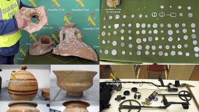Recuperan 23.000 piezas arqueológicas expoliadas en Murcia, Jaén y Albacete