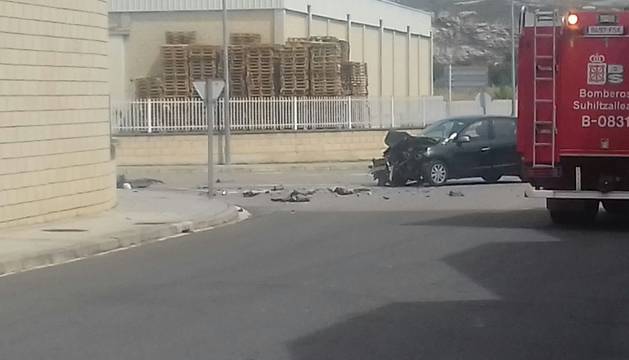 Fallece un motorista tras chocar con un coche en San Adrian (Navarra)
