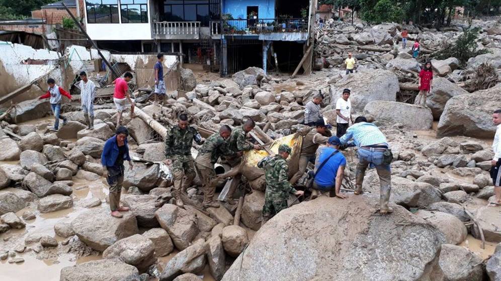 Ascienden a 234 muertos y 220 heridos en la avalancha de Mocoa (Colombia)