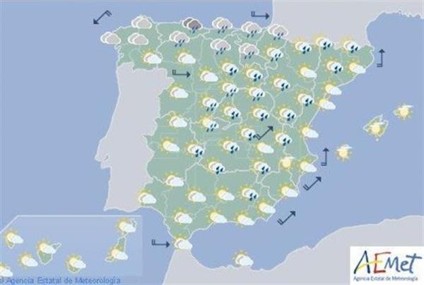 La inestabilidad se generaliza hoy y caen las temperaturas en Navarra con lluvias y chubascos