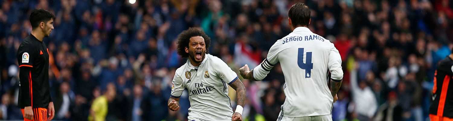 2-1: El Madrid se aferra a la Liga con un gol de Marcelo a cuatro minutos el final