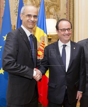El presidente de Andorra agradece a Hollande la ayuda prestada