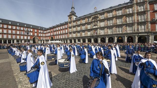 Los tambores de los nazarenos de Jesús de la Humildad cierran la Semana Santa