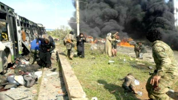 La Defensa Civil Siria recupera más de 100 cuerpos por la explosión en Alepo