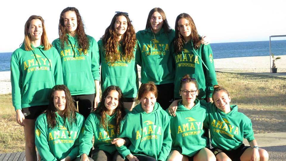 C.D.Amaya Natación femenino mantiene su categoría en la liga Nacional de clubs