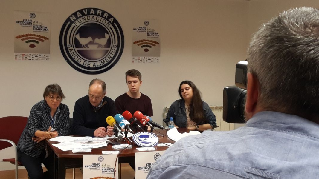 Gran recogida de alimentos: El Banco de Alimentos de Navarra atiende a más de 30.000 personas