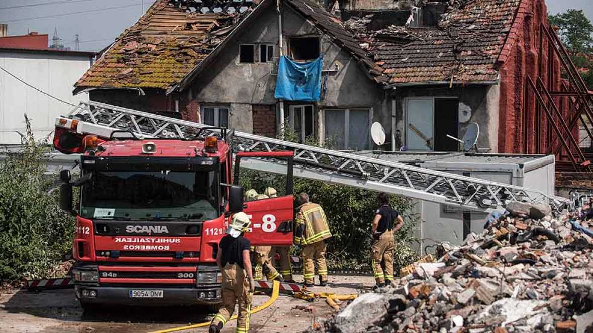 Cuatro personas mueren en un incendio en Bilbao
