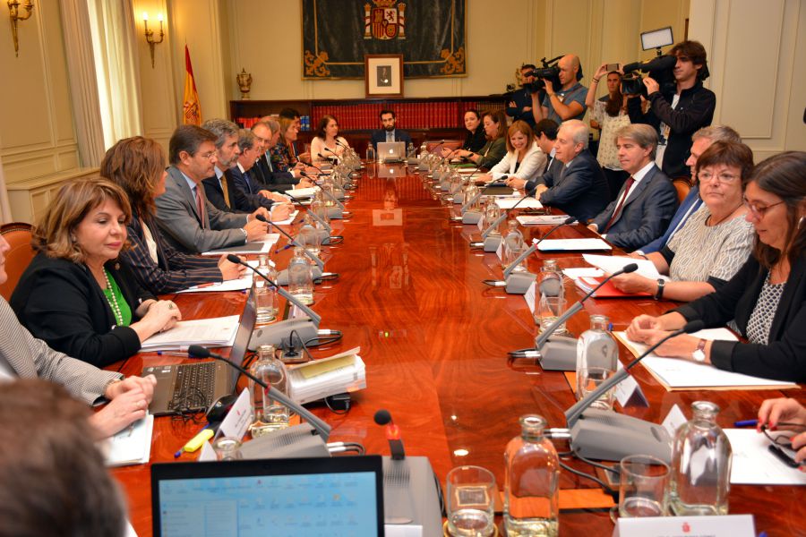 Beaumont participa en Madrid en la reunión de la Comisión de Coordinación del CGPJ