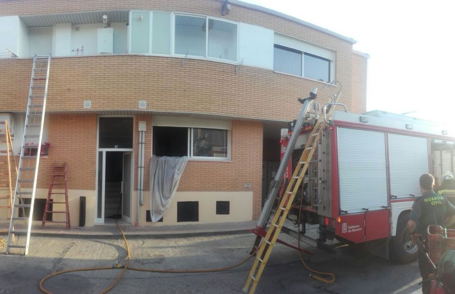 Dos personas intoxicadas en el incendio de una vivienda en Milagro