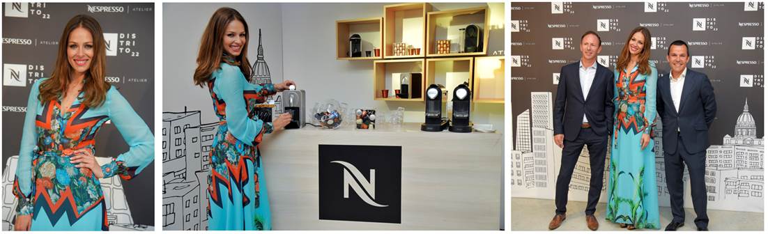 Eva González inaugura ‘Distrito 22’ de Nespresso Atelier en Madrid