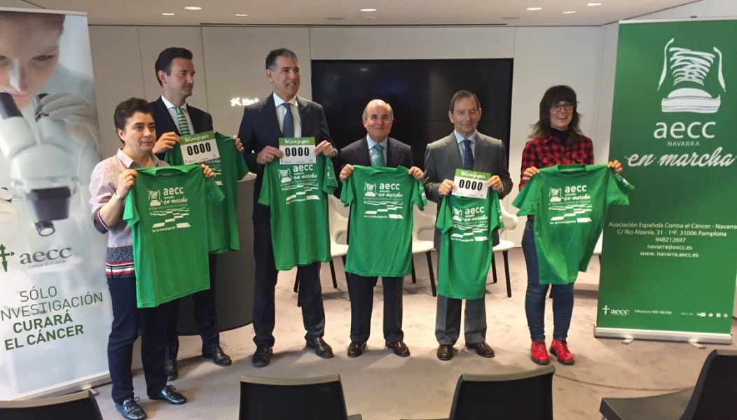 Presentada la IV Marcha contra el cáncer en Pamplona que destinará toda la recaudación a investigación