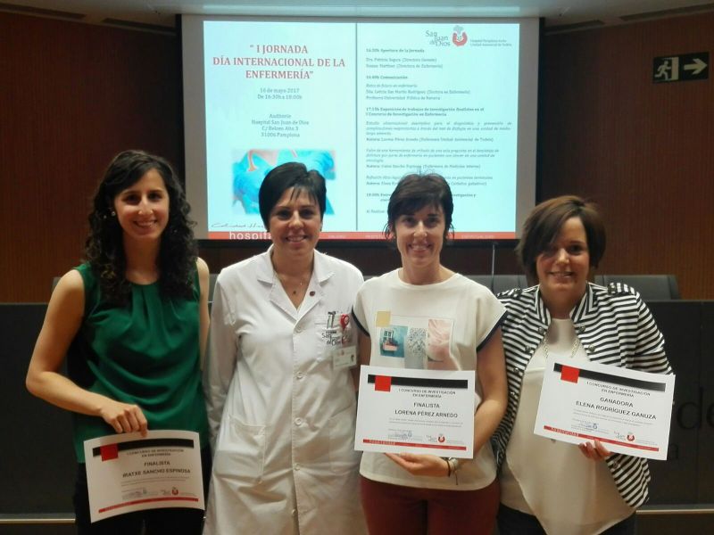 Entrega I Premio de Investigación en Enfermería en la I Jornada Científica de Enfermería del HSJD