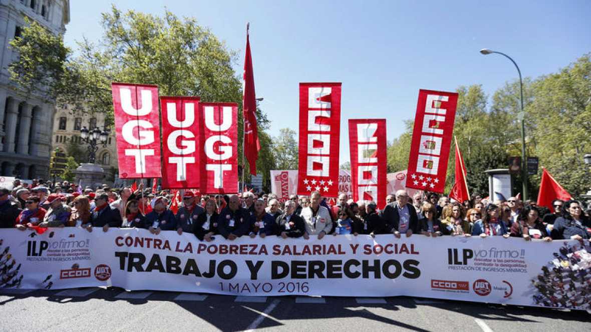 Los sindicatos salen hoy a la calle para exigir salarios y empleos dignos