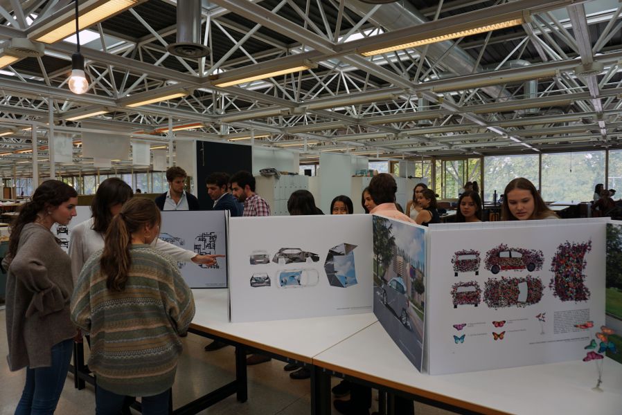 Alumnos de la Universidad de Navarra y de Volkswagen Academy diseñan propuestas de camuflaje para el Polo