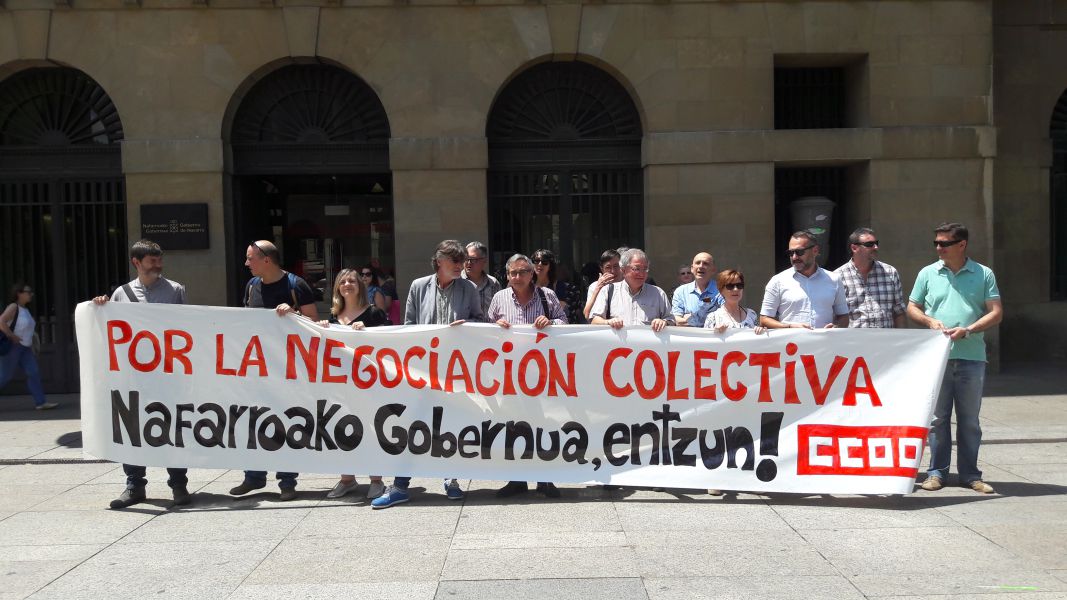 CCOO pide al Gobierno de Navarra el inicio de la negociación colectiva