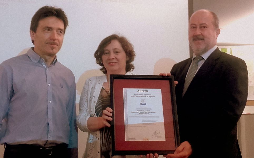 Reconocida la seguridad de la información del Departamento de Desarrollo Rural de Navarra