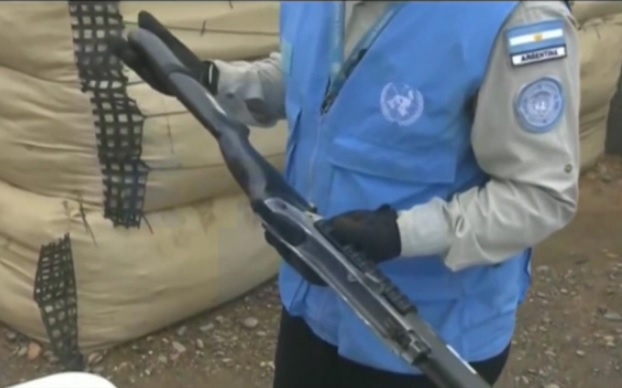 La ONU testigo de la escenificación de armas de las FARC
