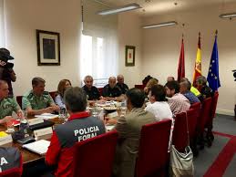 Policía Nacional, Guardia Civil, Policía Foral y Policía Municipal ultiman la seguridad en Sanfermines