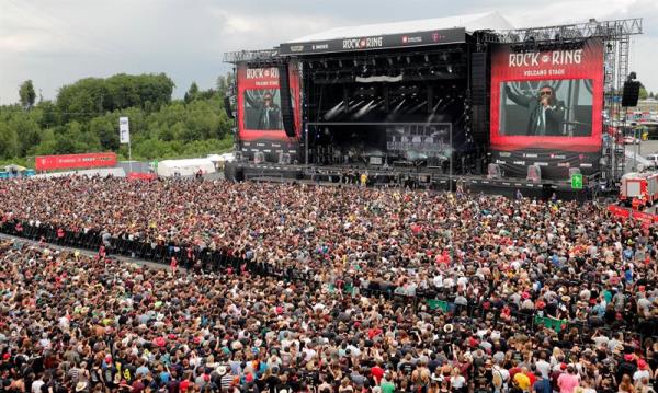 Interrumpen el festival «Rock am Ring» en Alemania por alarma terrorista