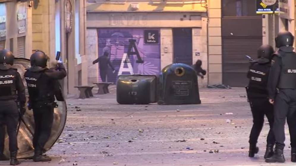 Los actos de 'kale borroka' del 11 de marzo en Pamplona serán juzgados como terrorismo