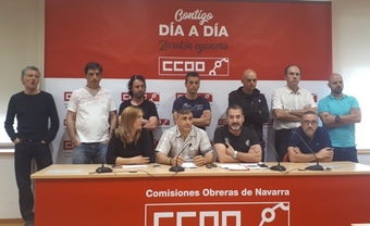 ELA, CCOO, UGT, Afapna, SPPME y Auxplona rechazan con 