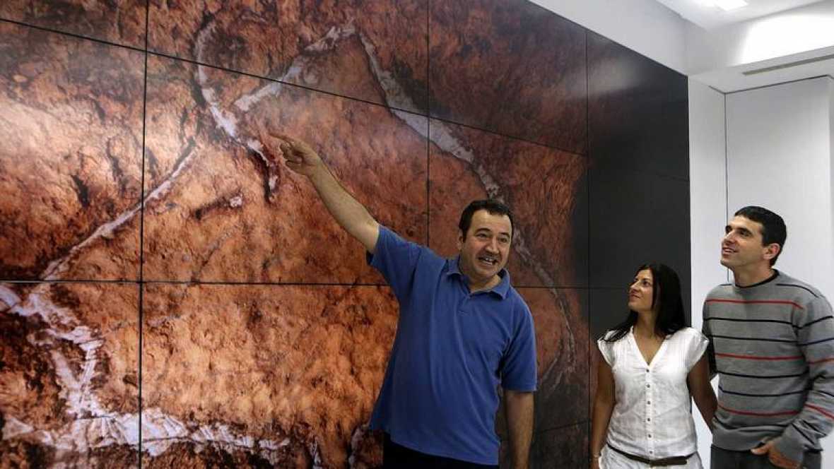 Hallados en Gipúzcua unos grabados paleolíticos únicos en la Península