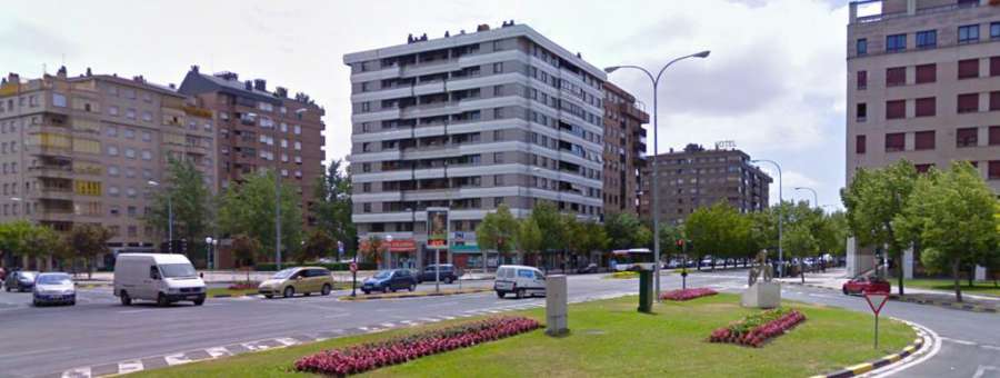 Dos ciclistas heridos en Pamplona cuando cruzaban por un paso de peatones