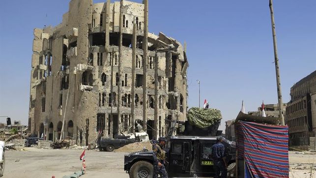 Los últimos yihadistas del EI todavía se esconden en el casco antiguo de Mosul