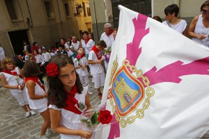 Procesión Nuestra Señora de la Asunción y San Sebastián en Tafalla (Navarra). Foto: Eduardo Buxens
