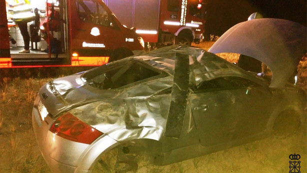 Dos heridos en un accidente de tráfico ocurrido en Viana
